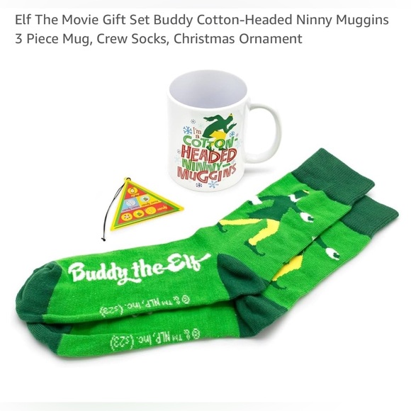 Buddy the efl gift set mug socks ornament new in box christmas movie nwt - Picture 3 of 9